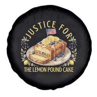 Justice for the Lemon Pound Cake Vintage Spare Tire Cover Funny Viral Meme Dessert Parody Rap Fans