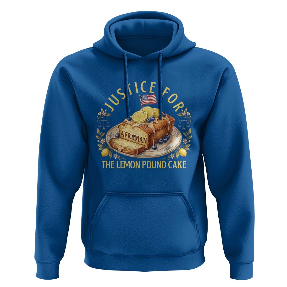 Justice for the Lemon Pound Cake Vintage Hoodie Funny Viral Meme Dessert Parody Rap Fans