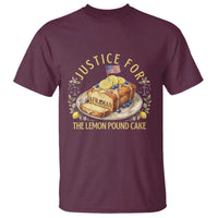 Justice for the Lemon Pound Cake Vintage T Shirt Funny Viral Meme Dessert Parody Rap Fans