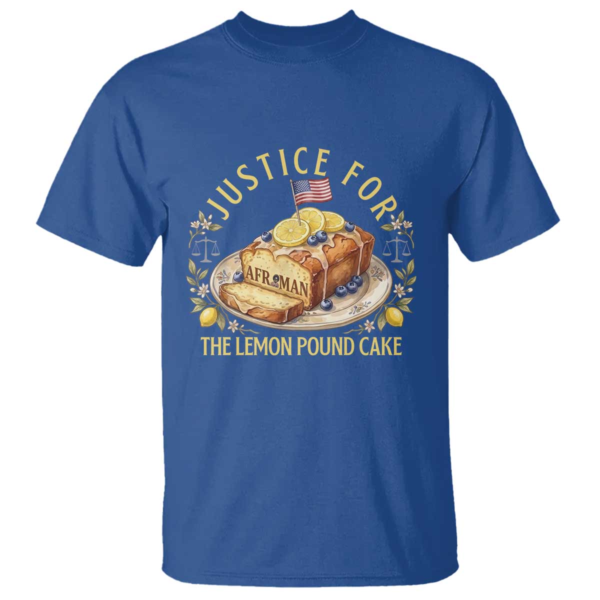 Justice for the Lemon Pound Cake Vintage T Shirt Funny Viral Meme Dessert Parody Rap Fans