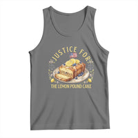 Justice for the Lemon Pound Cake Vintage Tank Top Funny Viral Meme Dessert Parody Rap Fans