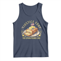 Justice for the Lemon Pound Cake Vintage Tank Top Funny Viral Meme Dessert Parody Rap Fans