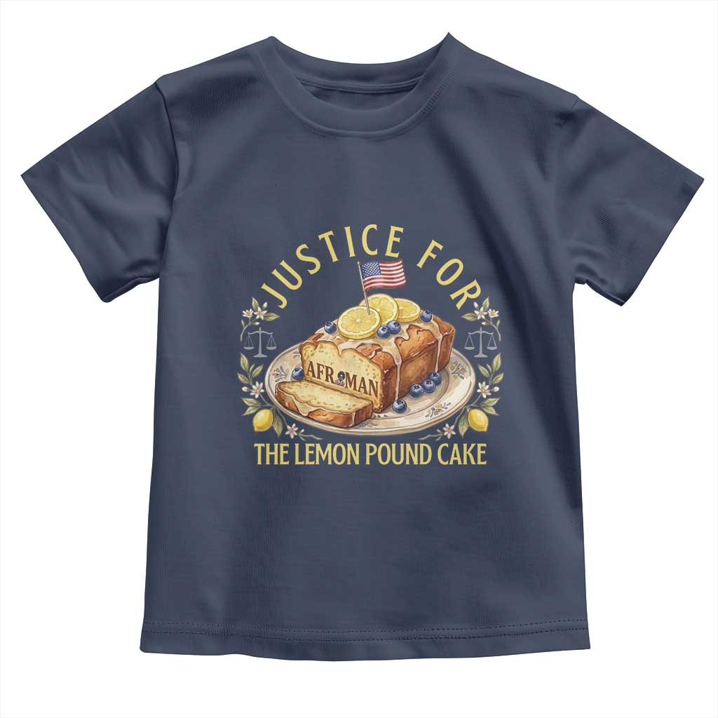 Justice for the Lemon Pound Cake Vintage Toddler T Shirt Funny Viral Meme Dessert Parody Rap Fans