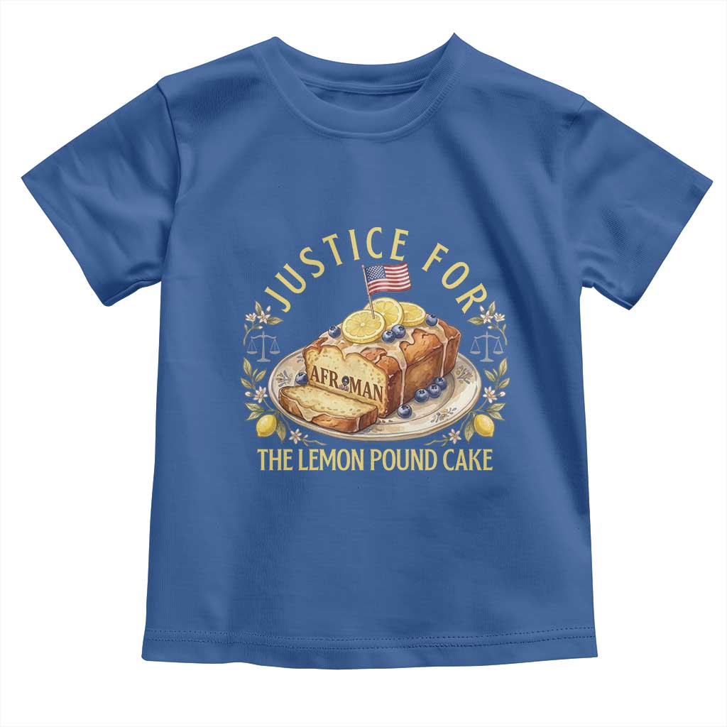 Justice for the Lemon Pound Cake Vintage Toddler T Shirt Funny Viral Meme Dessert Parody Rap Fans