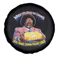 When Life Gives You Lemons Make Lemon Pound Cake Funny Meme Spare Tire Cover Viral Hip Hop Humor Parody for Rap Fans