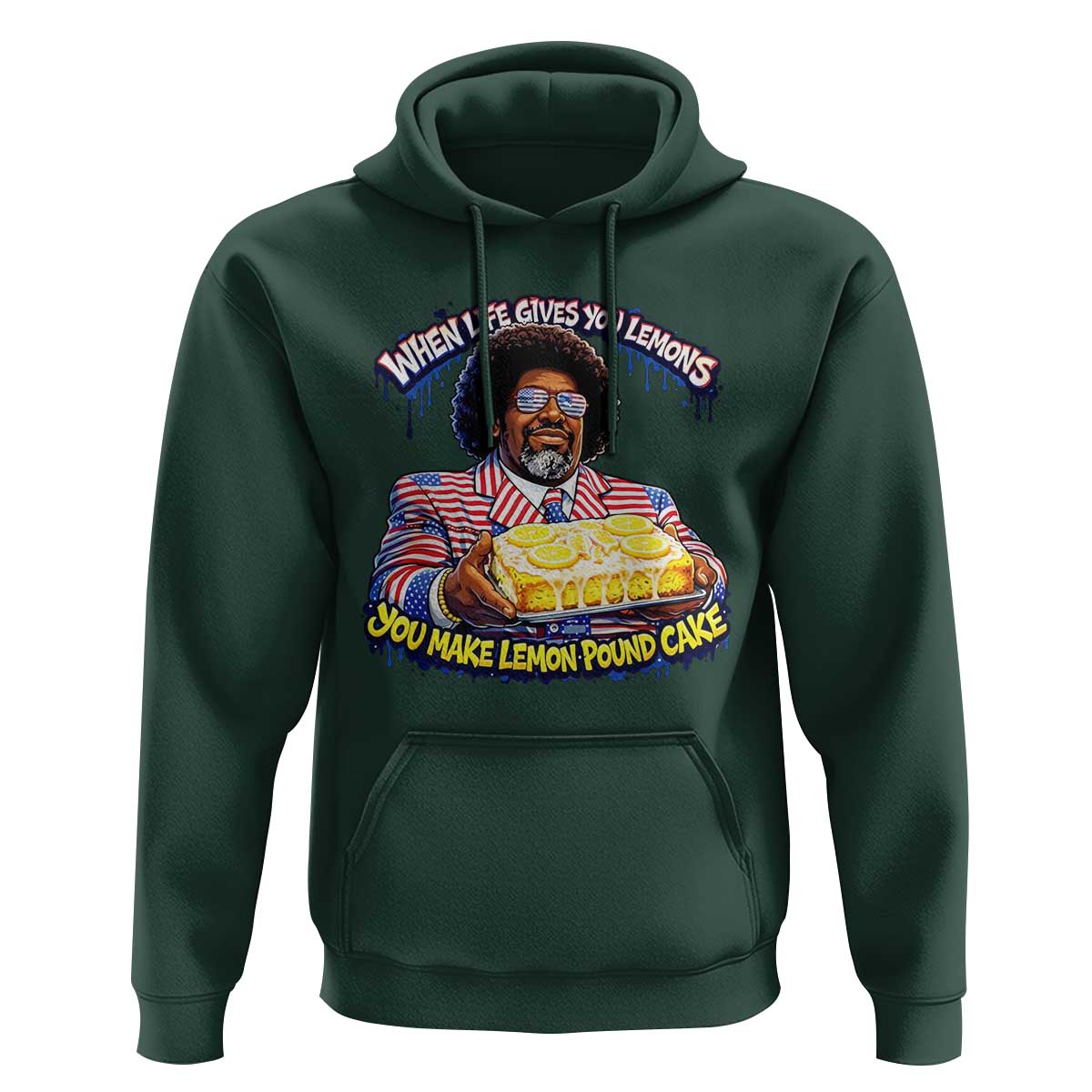 When Life Gives You Lemons Make Lemon Pound Cake Funny Meme Hoodie Viral Hip Hop Humor Parody for Rap Fans