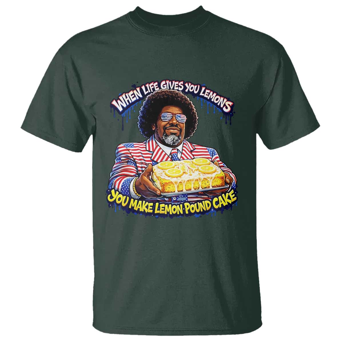 When Life Gives You Lemons Make Lemon Pound Cake Funny Meme T Shirt Viral Hip Hop Humor Parody for Rap Fans