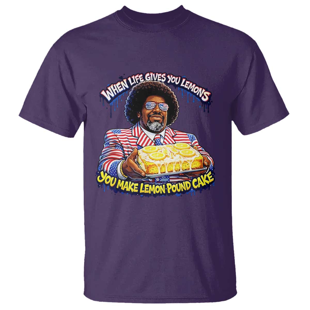 When Life Gives You Lemons Make Lemon Pound Cake Funny Meme T Shirt Viral Hip Hop Humor Parody for Rap Fans