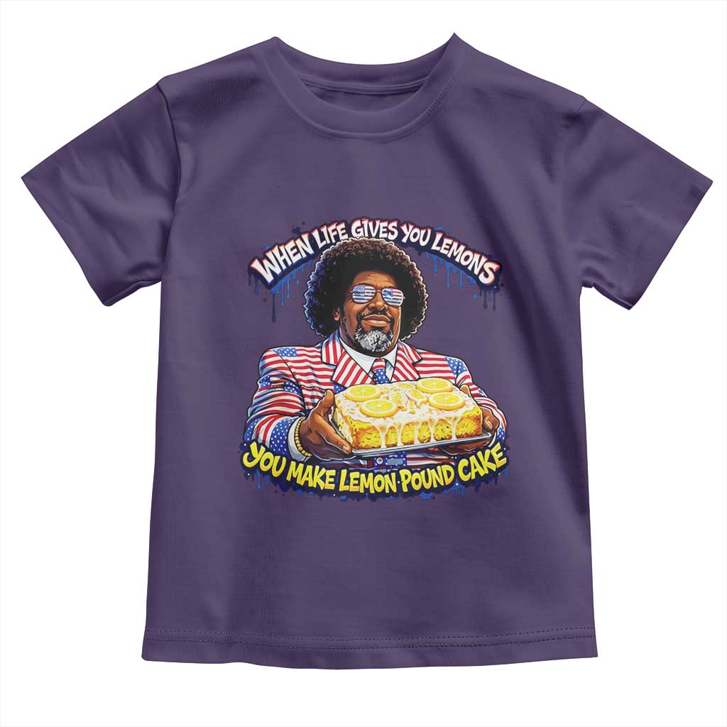 When Life Gives You Lemons Make Lemon Pound Cake Funny Meme Toddler T Shirt Viral Hip Hop Humor Parody for Rap Fans