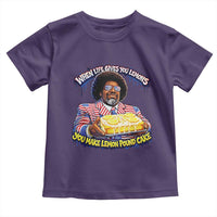 When Life Gives You Lemons Make Lemon Pound Cake Funny Meme Toddler T Shirt Viral Hip Hop Humor Parody for Rap Fans