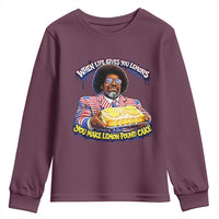 When Life Gives You Lemons Make Lemon Pound Cake Funny Meme Youth Sweatshirt Viral Hip Hop Humor Parody for Rap Fans