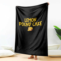 Lemon Pound Cake Team Throw Blanket Viral Meme Dessert Parody Internet Culture Fans