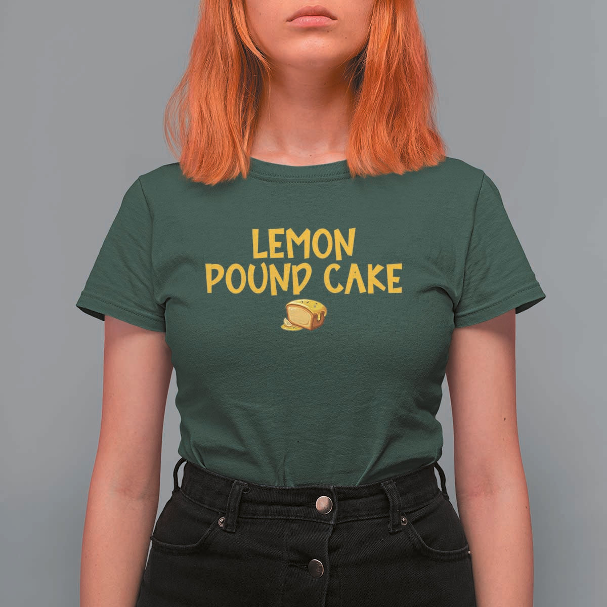 Lemon Pound Cake Team T Shirt For Women Viral Meme Dessert Parody Internet Culture Fans
