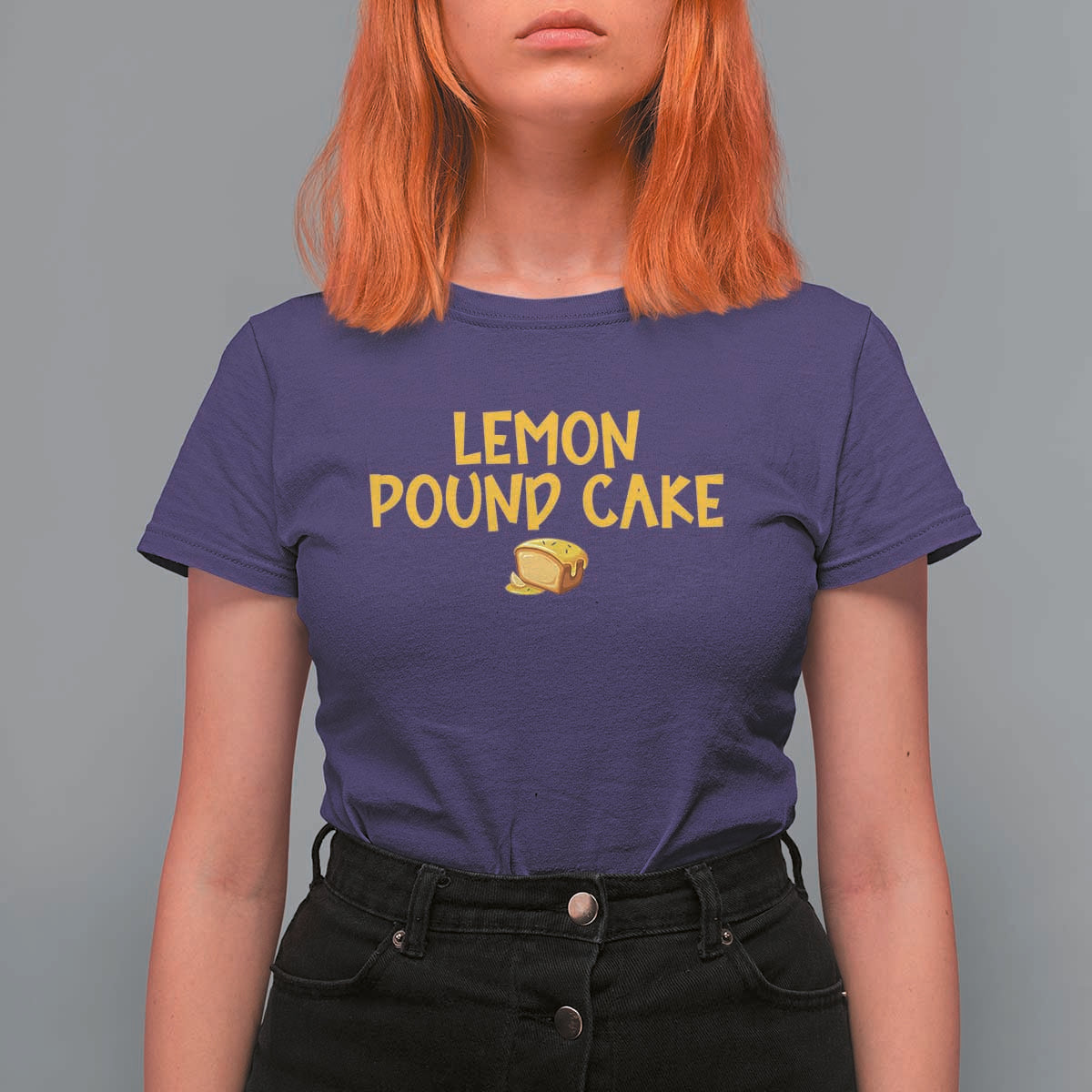 Lemon Pound Cake Team T Shirt For Women Viral Meme Dessert Parody Internet Culture Fans
