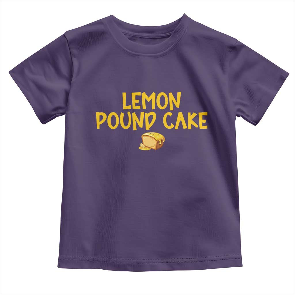 Lemon Pound Cake Team Toddler T Shirt Viral Meme Dessert Parody Internet Culture Fans