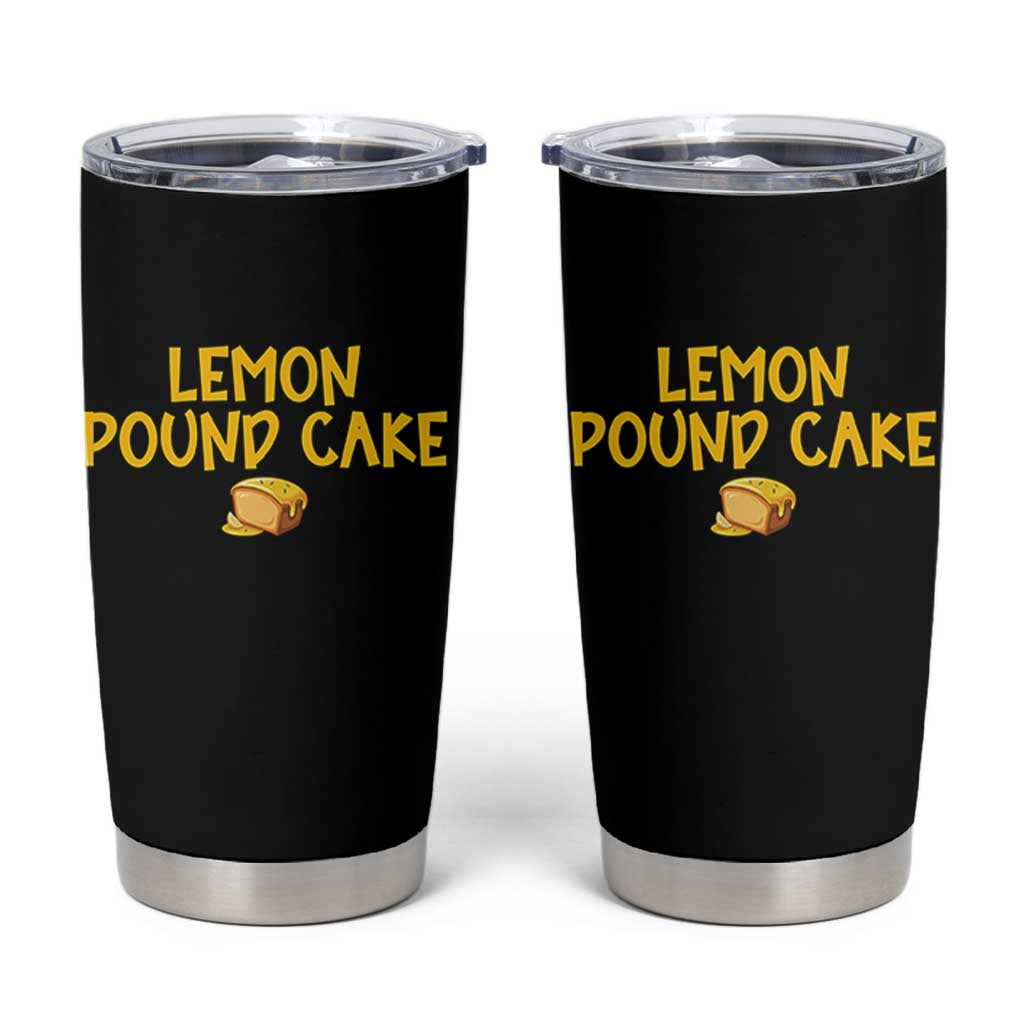 Lemon Pound Cake Team Tumbler Cup Viral Meme Dessert Parody Internet Culture Fans