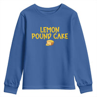 Lemon Pound Cake Team Youth Sweatshirt Viral Meme Dessert Parody Internet Culture Fans