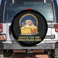 Justice for the Lemon Pound Cake Spare Tire Cover Viral Meme Dessert Parody Retro Hip Hop Vibe