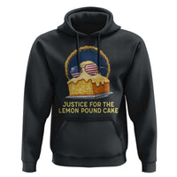 Justice for the Lemon Pound Cake Hoodie Viral Meme Dessert Parody Retro Hip Hop Vibe