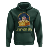 Justice for the Lemon Pound Cake Hoodie Viral Meme Dessert Parody Retro Hip Hop Vibe