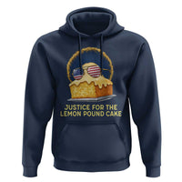 Justice for the Lemon Pound Cake Hoodie Viral Meme Dessert Parody Retro Hip Hop Vibe