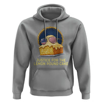 Justice for the Lemon Pound Cake Hoodie Viral Meme Dessert Parody Retro Hip Hop Vibe