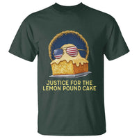 Justice for the Lemon Pound Cake T Shirt Viral Meme Dessert Parody Retro Hip Hop Vibe