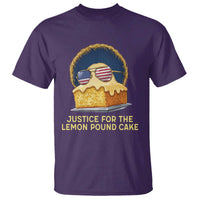 Justice for the Lemon Pound Cake T Shirt Viral Meme Dessert Parody Retro Hip Hop Vibe