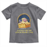 Justice for the Lemon Pound Cake Toddler T Shirt Viral Meme Dessert Parody Retro Hip Hop Vibe