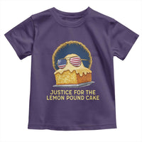 Justice for the Lemon Pound Cake Toddler T Shirt Viral Meme Dessert Parody Retro Hip Hop Vibe