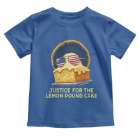 Justice for the Lemon Pound Cake Toddler T Shirt Viral Meme Dessert Parody Retro Hip Hop Vibe