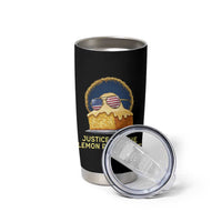Justice for the Lemon Pound Cake Tumbler Cup Viral Meme Dessert Parody Retro Hip Hop Vibe
