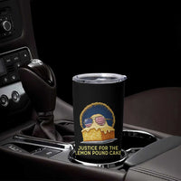 Justice for the Lemon Pound Cake Tumbler Cup Viral Meme Dessert Parody Retro Hip Hop Vibe