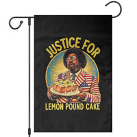 Justice for Lemon Pound Cake Patriotic Meme Garden Flag Funny Viral Hip Hop Parody for Music Rap Fans