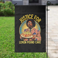 Justice for Lemon Pound Cake Patriotic Meme Garden Flag Funny Viral Hip Hop Parody for Music Rap Fans