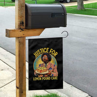 Justice for Lemon Pound Cake Patriotic Meme Garden Flag Funny Viral Hip Hop Parody for Music Rap Fans