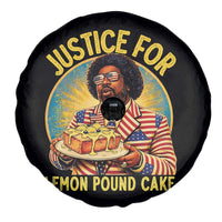 Justice for Lemon Pound Cake Patriotic Meme Spare Tire Cover Funny Viral Hip Hop Parody for Music Rap Fans