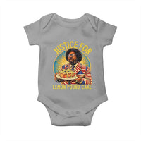 Justice for Lemon Pound Cake Patriotic Meme Baby Onesie Funny Viral Hip Hop Parody for Music Rap Fans