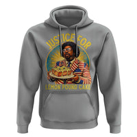 Justice for Lemon Pound Cake Patriotic Meme Hoodie Funny Viral Hip Hop Parody for Music Rap Fans