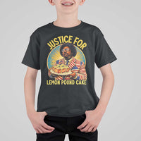 Justice for Lemon Pound Cake Patriotic Meme T Shirt For Kid Funny Viral Hip Hop Parody for Music Rap Fans