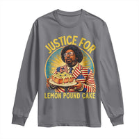 Justice for Lemon Pound Cake Patriotic Meme Long Sleeve Shirt Funny Viral Hip Hop Parody for Music Rap Fans