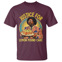 Justice for Lemon Pound Cake Patriotic Meme T Shirt Funny Viral Hip Hop Parody for Music Rap Fans