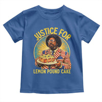 Justice for Lemon Pound Cake Patriotic Meme Toddler T Shirt Funny Viral Hip Hop Parody for Music Rap Fans