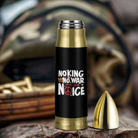 No Kings No Wars No Ice Bold Typography Bullet Tumbler Peace Symbol Anti War Activist Human Rights