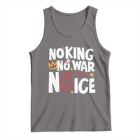 No Kings No Wars No Ice Bold Typography Tank Top Peace Symbol Anti War Activist Human Rights