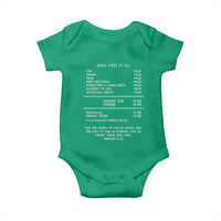 Jesus Paid It All Christian Receipt Baby Onesie Romans 6:23 Faith Message Sin Debt Inspirational Gift