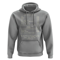 Jesus Paid It All Christian Receipt Hoodie Romans 6:23 Faith Message Sin Debt Inspirational Gift