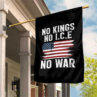 No Wars No Ice No Kings American Flag Garden Flag Patriotic Protest Anti War Human Rights