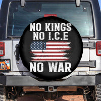 No Wars No Ice No Kings American Flag Spare Tire Cover Patriotic Protest Anti War Human Rights