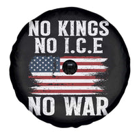 No Wars No Ice No Kings American Flag Spare Tire Cover Patriotic Protest Anti War Human Rights
